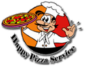 Happy Pizza Service Logo